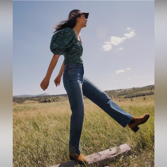 NWT Madewell The Perfect Vintage Wide-Leg Jean in Fairdale Wash 29p $148 NG797 - Picture 2 of 7